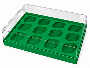 Caixas para 12 Mini Cupcakes 23,5x16,8x6 - Pct com 10 Unidades