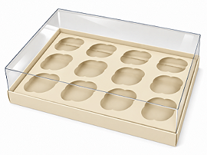 Caixas para 12 Mini Cupcakes 23,5x16,8x6 - Pct com 10 Unidades