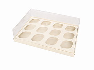 Caixas para 12 Mini Cupcakes 23,5x16,8x6 - Pct com 10 Unidades