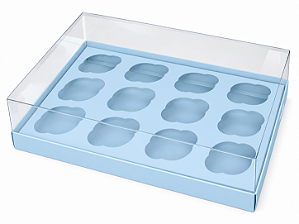 Caixas para 12 Mini Cupcakes 23,5x16,8x8 - Pct com 10 Unidades