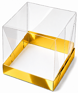 Caixinhas para Mini Bolos 8x8x6 - Pct com 10 Unidades