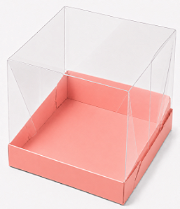 Caixinhas para Mini Bolos 8x8x6 - Pct com 10 Unidades