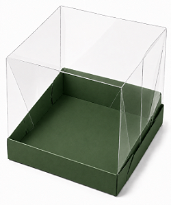 Caixinhas para Mini Bolos 8x8x6 - Pct com 10 Unidades