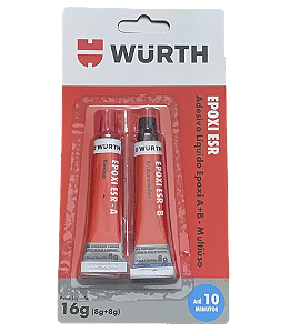 Adesivo Epóxi Rápido ESR 16g - Wurth
