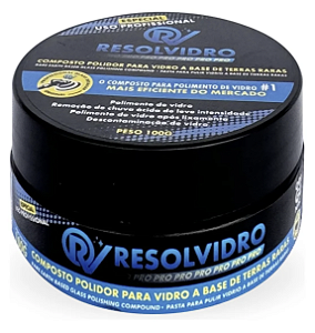 Composto Para Polimento De Vidros Resolvidro 100g