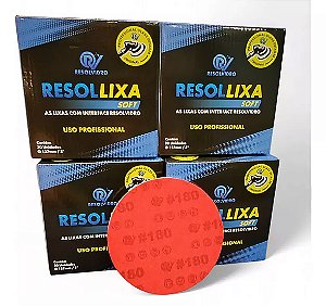 Lixas Para Polimento De Vidro Resolvidro 6 Polegadas 180 Resollixa