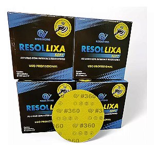 Lixas Para Polimento De Vidro Resolvidro 6 Polegadas 360 Resollixa