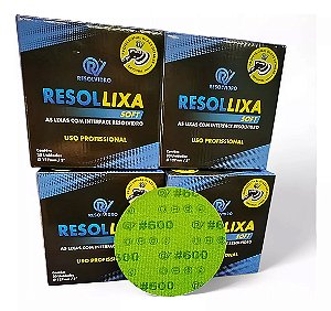 Lixas Para Polimento De Vidro Resolvidro 6 Polegadas 600 Resollixa