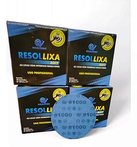 Lixas Para Polimento De Vidro Resolvidro 6 Polegadas 1000 Resollixa