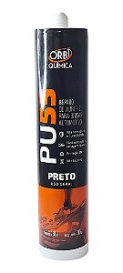 Cola Para-brisas Automotivo Pu55 Orbi Química Preto