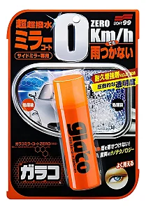 Glaco Zero Soft99 Repelente Agua Espelho Retrovisor Câmera ré