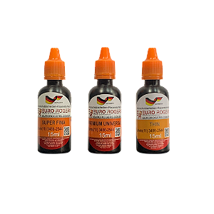 Resinas UV Super fina Premium Universal Thin 15ml Kit 03 unidades