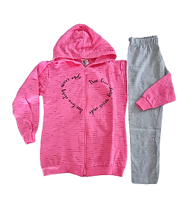 Moletom infantil Rosa