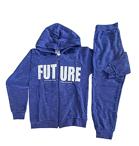 Conjunto Moletom Azul