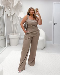 Macacão New cargo plus size