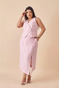 Conjunto Lis Rosa Plus Size