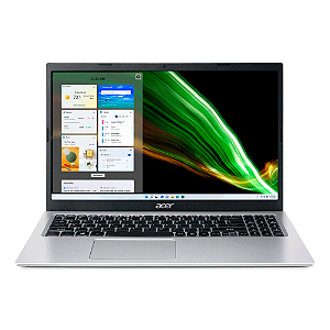 Notebook Acer Aspire 3 A315-58-573P, Intel® Core I5, 8GB RAM, 256GB SSD, 15,6" Windows 11 Prata