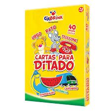 Cartas para Ditado CiaBrink em E.V.A. - 40 Cartas