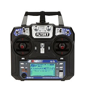 Rádio Controle Transmissor Flysky Fs-i6 6 Canais 2.4ghz Ia6