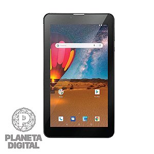 Tablet M7 3G Plus Tela 7" NB304 16GB RAM 1GB 3G Câmera 3MP Frontal 1.3MP - MULTILASER