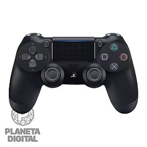 CONTROLE PS4 PRETO + FIFA 21, PS4 Controles