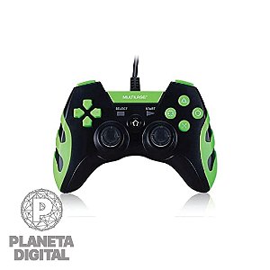 Controle Gamer para PS3/PC com Fio Confortável USB - MULTILASER