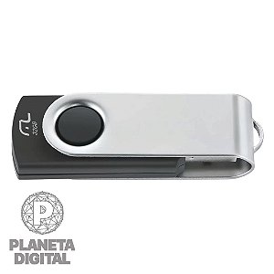 Pen Drive Twist 32GB Preto USB 2.0 Leve e Compacto PD589 - MULTILASER