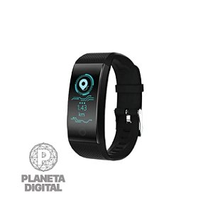 Smartwatch Pulseira Expert 90mAh Bluetooth 4.0 Alertas de Atividade USB Monitoramento do Sono Display com Relógio - OEX