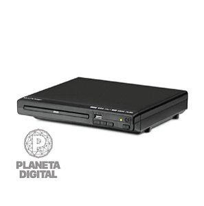 DVD Player Multimídia 20W 3 em 1 CD/DVD/Pendrive USB 2.0 Bivolt Compacto Preto SP391 - MULTILASER