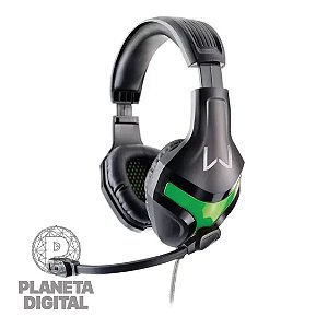 Headset Gamer Harve 150mW RMS Filtro Anti-Ruído P2 3.5mm Haste Ajustável - WARRIOR