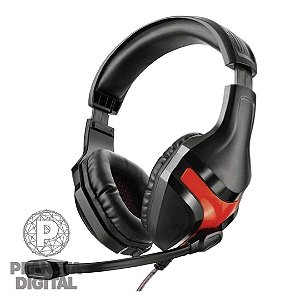 Headset Gamer 20mW P2 3.5mm Controle de Volume Almofadado PH101 - MULTILASER