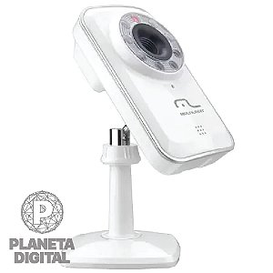 Câmera de Segurança 30fps Visão Noturna Captação de Áudio Microfone Embutido Branco RE007 - MULTILASER
