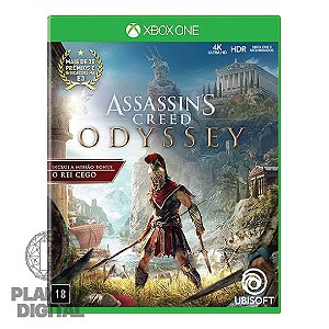 Jogo Assassin'S Creed: Odyssey + Missão Bônus: O Rei Cego para Xbox One 4K Ultra HD HDR Português - UBISOFT