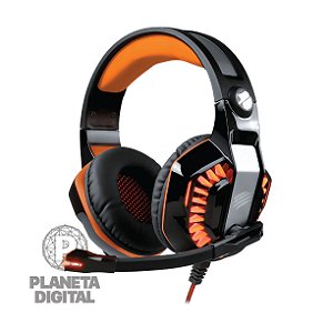 Headset Beast-XR Gamer 7.1 Virtual Surround Haste Ajustável Cabo Trançado Revestimento Acolchoado HS404 - OEX