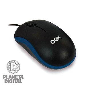 Mouse Óptico 1000 DPI USB Tamanho Mini: Ideal para Usuários de Notebooks 2 Botões + Scroll Design Ergonômico MS103 - OEX