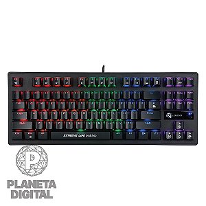 Teclado Mecânico com Fio Legend Cabo com 1.5 metros de Comprimento USB 2.0 Teclas Retroiluminadas TGML - ELG