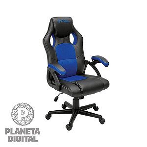 Cadeira Gamer 3 Níveis de Altura Encosto Reclinável Possui Apoio de Braço e Lombar Suporta até 200Kg - BRIGHT