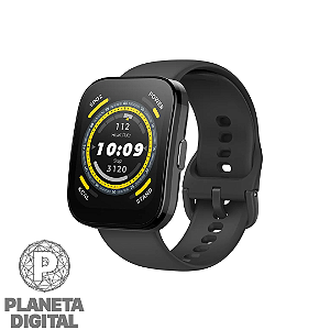 Relógio Amazfit BIP 5 Tela 1 0,91" Bluetooth 5.2 Monitoramento 24 Horas Bateria: 300mAh + 120 Modos Esportivos Frequência Cardíaca Preto A2215 - XIAOMI