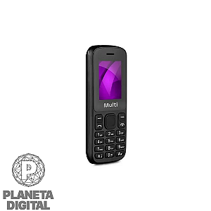 Celular UP 4G Dual Chip MP3 Compacto & Leve 800mAh Preto P9139 - MULTILASER