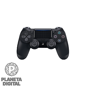 Controle para PlayStation 4 Sem Fio DualShock Barra de Luz Sensores de Movimento Alto-falante Embutido Preto - SONY