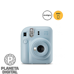 Câmera Instax Mini 12 Exposição Automática Visor para Selfies Modo Selfie & Close Up Flash - FUJIFILM
