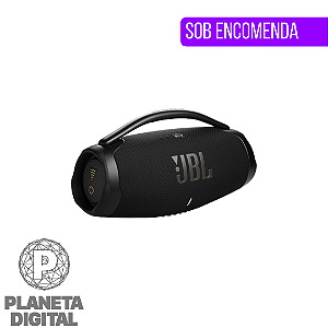 [SOB ENCOMENDA] Caixa de Som Boombox 3 Wi-Fi 80W RMS Bluetooth 5.3 Classificação IP67: Resistente à Poeira e à prova d'Água - JBL