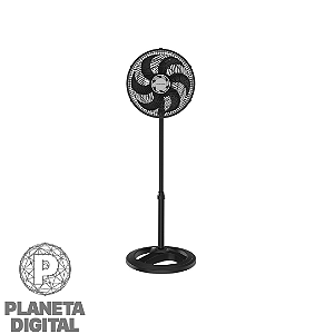 Ventilador de Coluna Turbo 30cm 52W 6 Pás Grade Wind-line 3 Velocidades 110V ou 220V - VENTISOL