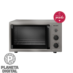[LANÇAMENTO] Forno Elétrico de Bancada 50L 1.800W Grill Dourador Luz Interna Temperatura: 50°C a 260°C - MUELLER