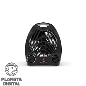 Aquecedor Elétrico 2 em 1: Aquece e Ventila 1500W 3 Níveis de Potência Controle de Temperatura Luz Indicadora AB1500P - BRITÂNIA
