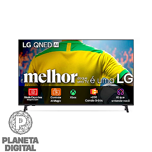 Smart TV 55" 4K Ultra HD WebOS 25 Saída de Áudio: 20W Google Cast Integrado Modo Alerta de Esportes 55QNED73ASA - LG
