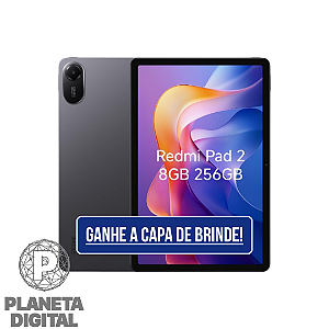 [LANÇAMENTO] Tablet REDMI PAD 2 Wi-Fi 256GB 8GB RAM Tela 11" IPS LCD Câmera: 8MP 9.000mAh - XIAOMI