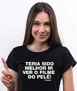 Camiseta Chaves Filme Pelé
