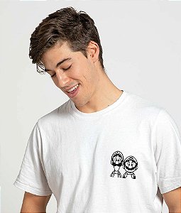 Camiseta Mario e Luigi