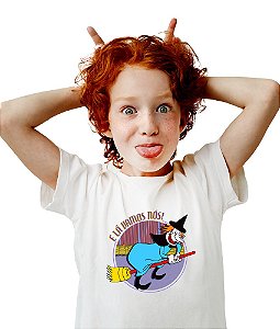 Camiseta Pica-Pau Lá Vamos Nós - Infantil